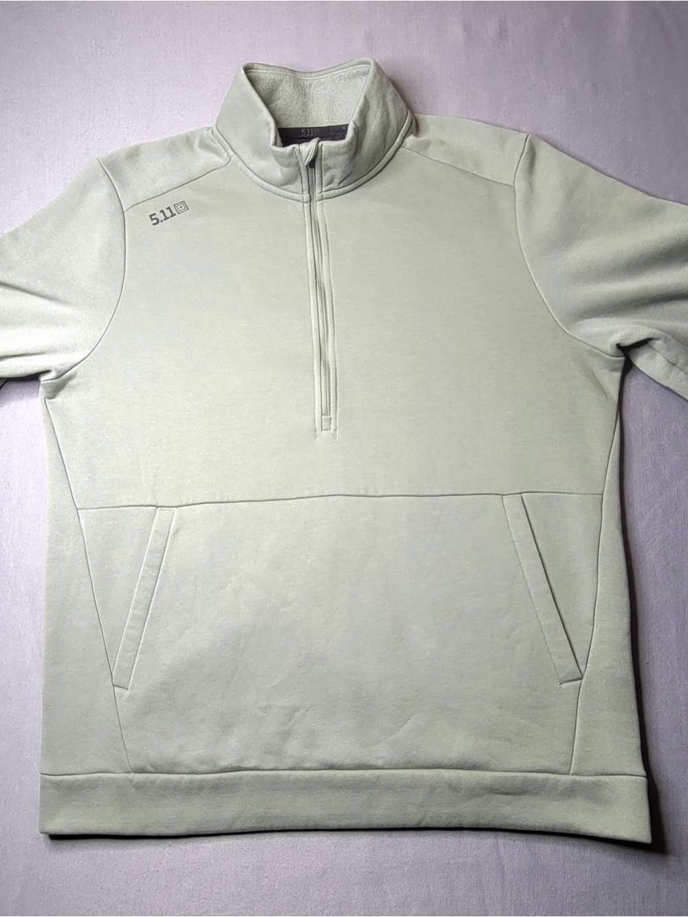 5.11 Tactical Men's Quarter-Zip Pullover in Light Sage